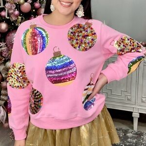 Queen of Sparkles Ornament Sweatshirt